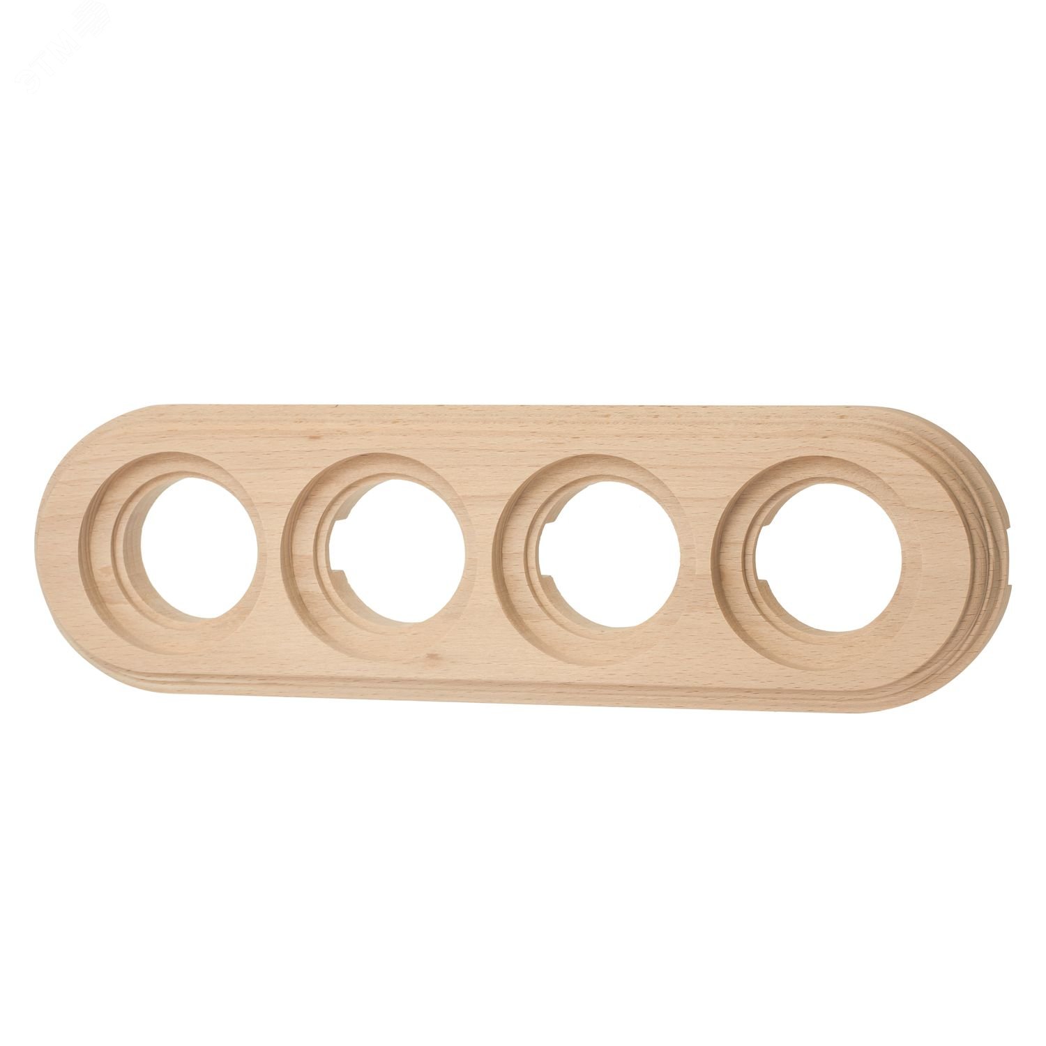 Изображение товара Рамка Лизетта 4 постовая для скрытого монтажа в стиле Ретро из дерева