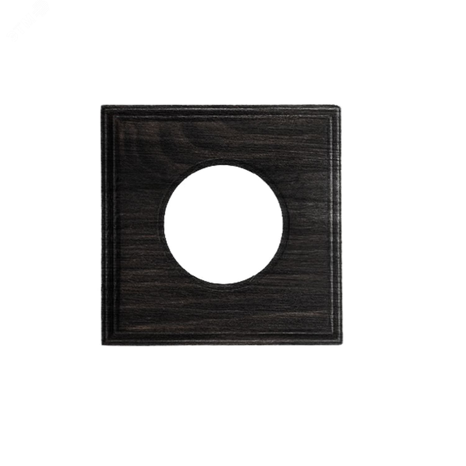 Изображение товара Рамка для розеток и выключателей Bironi 1 постовая черная скрытый монтаж BF4