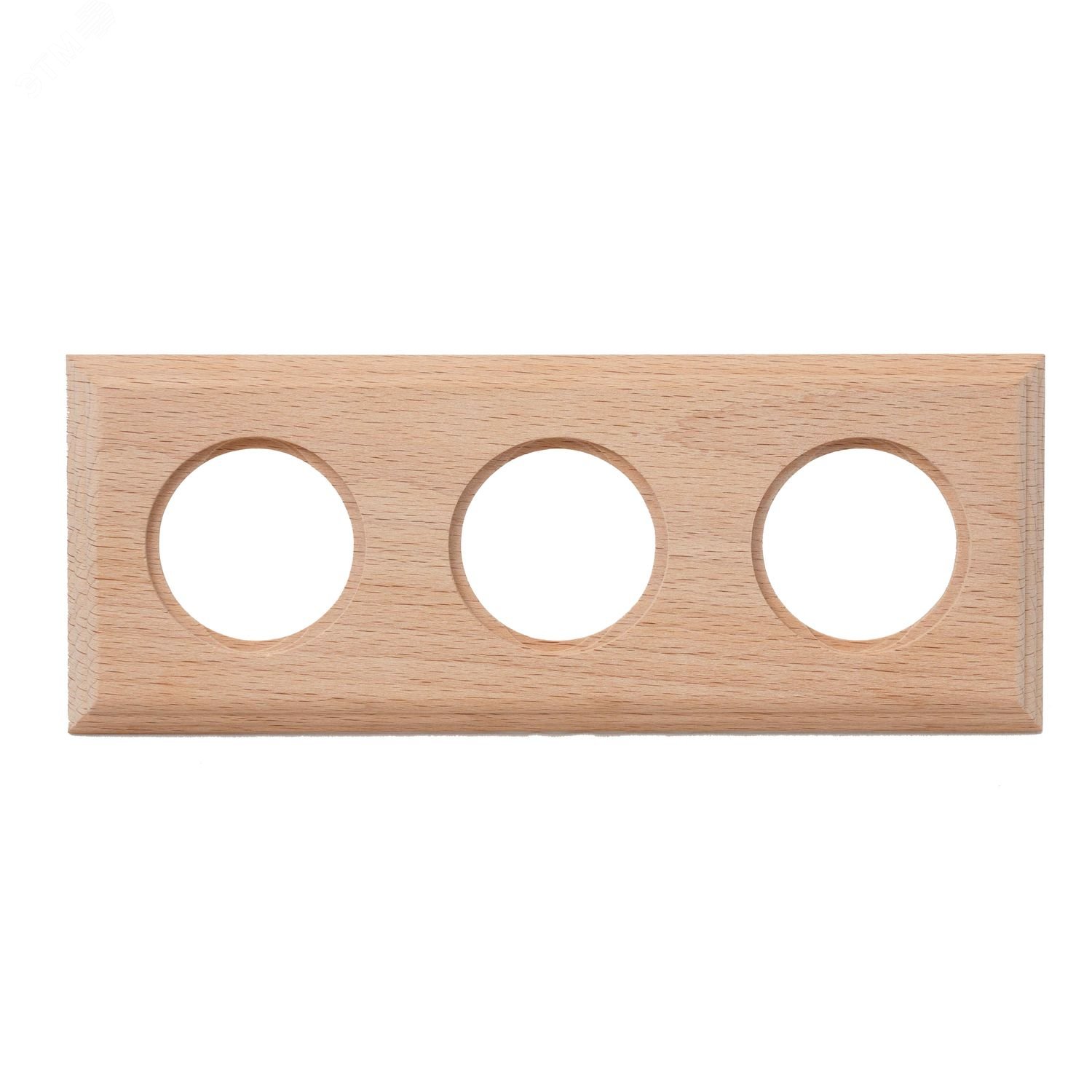 Изображение товара 3-х постовая рамка Bironi для скрытого монтажа из дерева стиль ретро