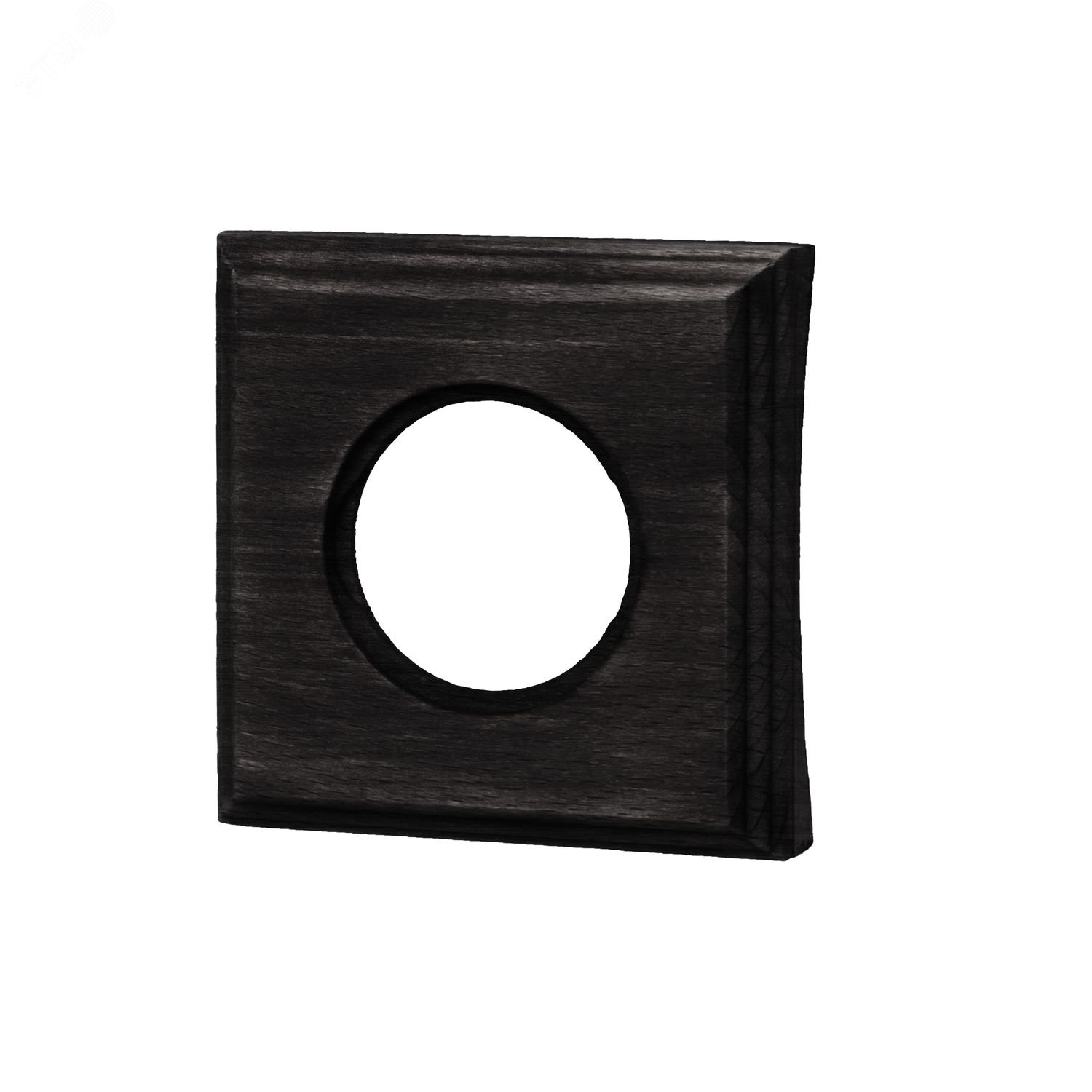 Изображение товара Рамка для розеток и выключателей Bironi 1 постовая угольно-черная скрытый монтаж