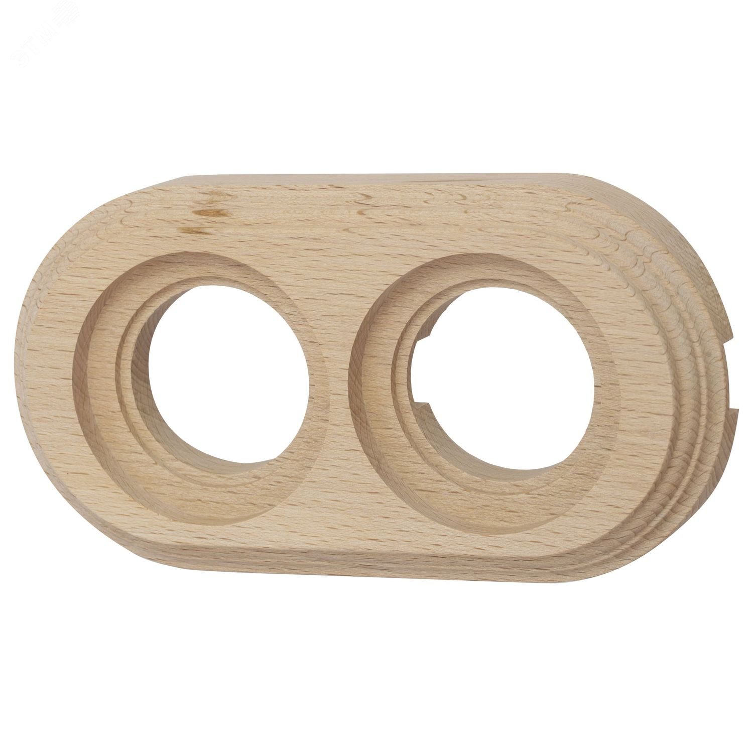 Изображение товара Рамка Лизетта 2 постовая для открытой проводки Bironi