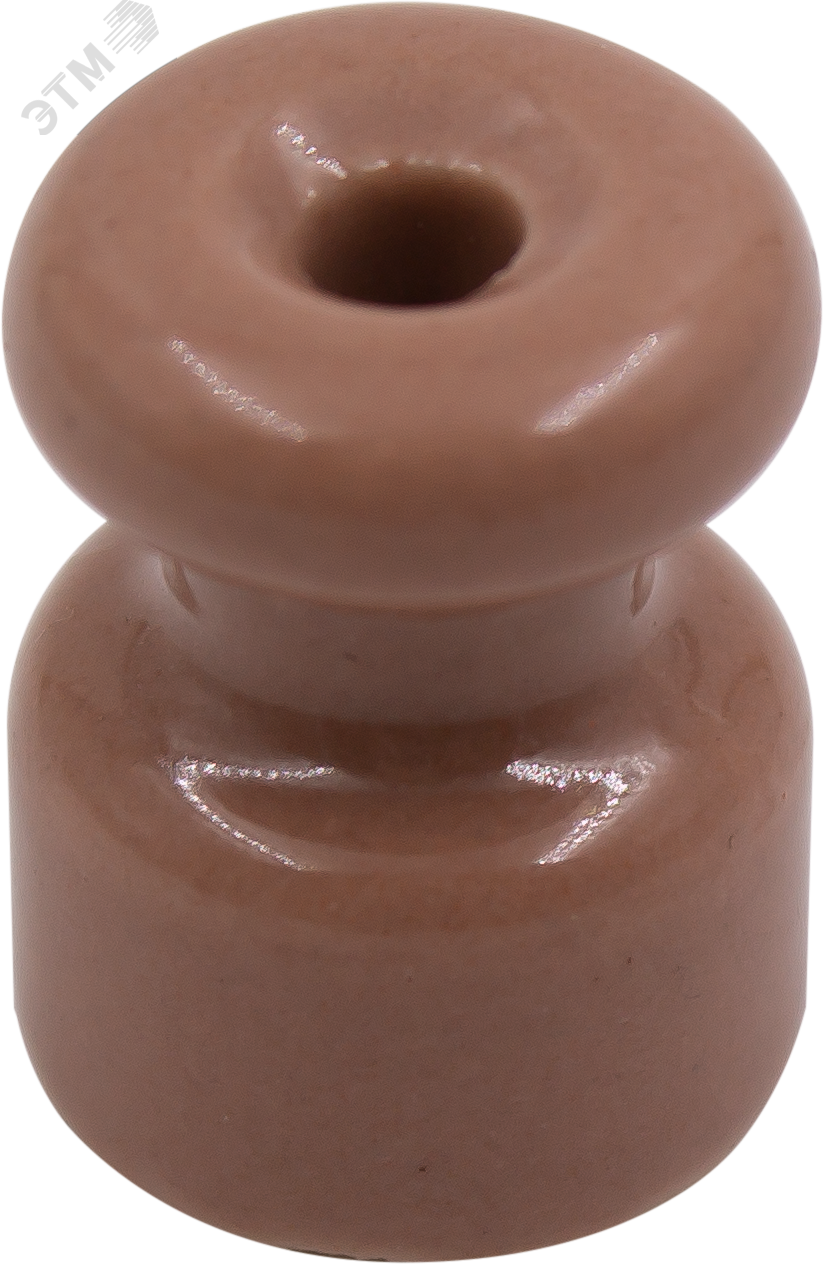 Изображение товара Изолятор для наружного монтажа R керамика цвет капучино 50 шт Bironi