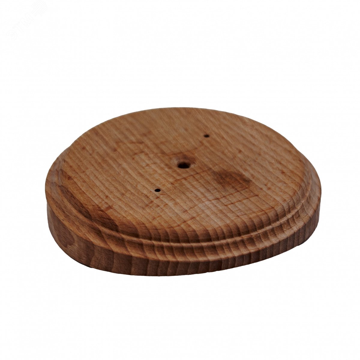 Изображение товара Ретро рамка под распределительную коробку 78мм из бука Bironi, стиль ретро и лофт