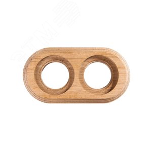 Изображение товара Лизетта Рамка 2 постовая, накладной монтаж, дерево, цвет Натурэль (шт)