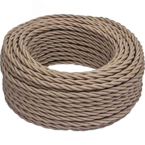 Изображение товара Ретро провод 3х2.5 капучино(10м) (м)