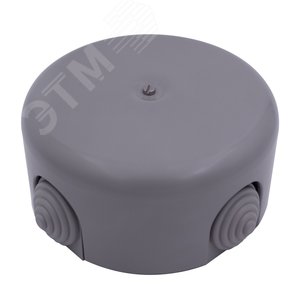 Изображение товара Коробка распределительная 78мм, пластик, цвет Титан с кабельными вводами (шт)