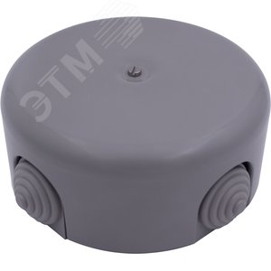 Изображение товара Коробка распределительная 110мм, пластик, цвет Титан с кабельными вводами (шт)