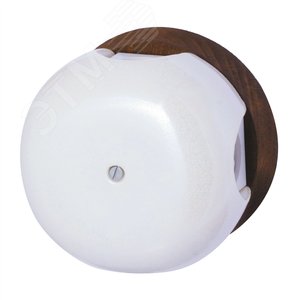 Изображение товара Коробка распределительная 1 86мм Фаберже, керамика, цвет перламутр с кабельными вводами (шт)