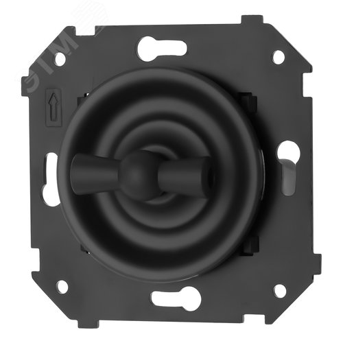 Изображение товара Выключатель 1-кл. с/у, Черный матовый (шт)