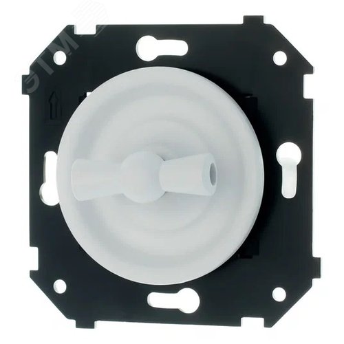 Изображение товара Выключатель 1-кл. проходной с/у, Белый матовый (шт)