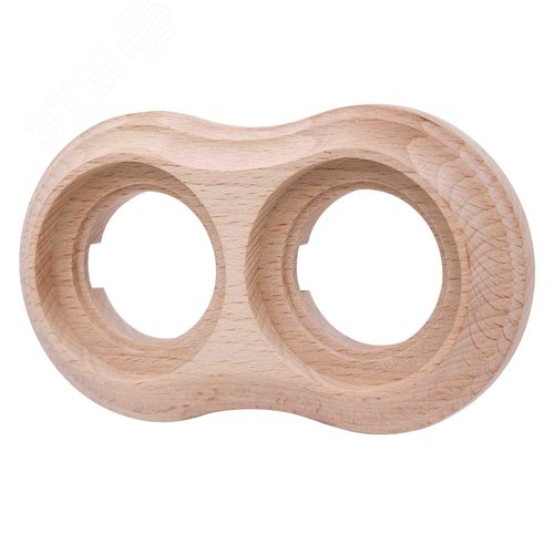 Изображение товара Рамка 2 постовая Пиластро, накладной монтаж, дерево, цвет Натурель (шт)