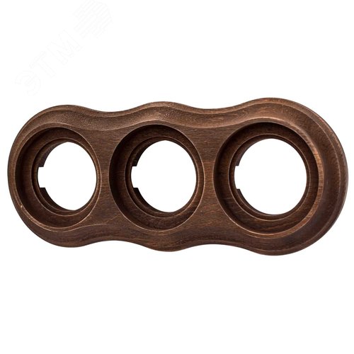 Изображение товара Рамка 3 постовая Пиластро, накладной монтаж, дерево, цвет Винтаж (шт)