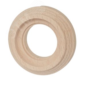 Изображение товара Лизетта Рамка 1 постовая, накладной монтаж, дерево, цвет Натурэль (шт)