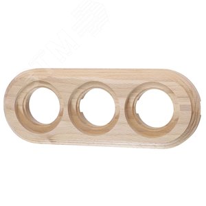Изображение товара Лизетта Рамка 3 постовая, накладной монтаж, дерево, цвет Натурэль (шт)