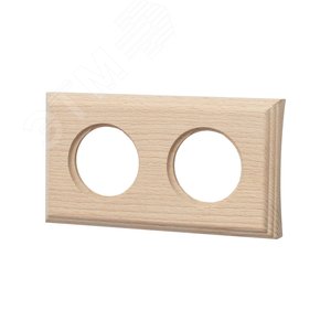 Изображение товара Шедель Рамка 2 постовая для скрытого монтажа (Натурэль на бревно 200мм) (шт)