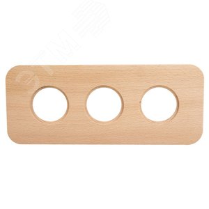 Изображение товара Шедель Рамка 3-х постовая (Натурэль) скрытый монтаж BF5 (шт)