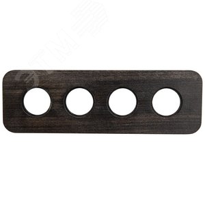 Изображение товара Шедель Рамка 4-х постовая (Угольно-черный) скрытый монтаж BF5 (шт)