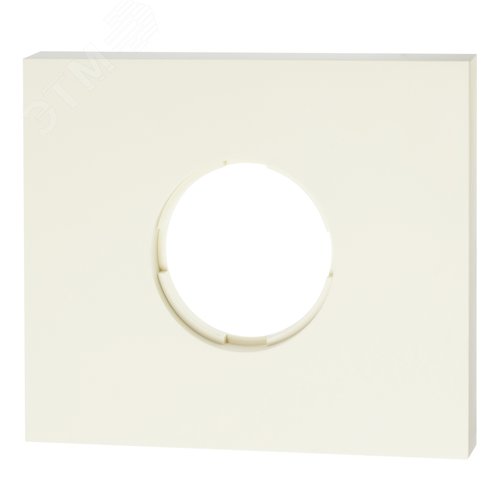 Изображение товара Рамка 1 пост, скрытый монтаж, Шедель Бриз, пластик, цвет Слоновая кость матовый (шт)