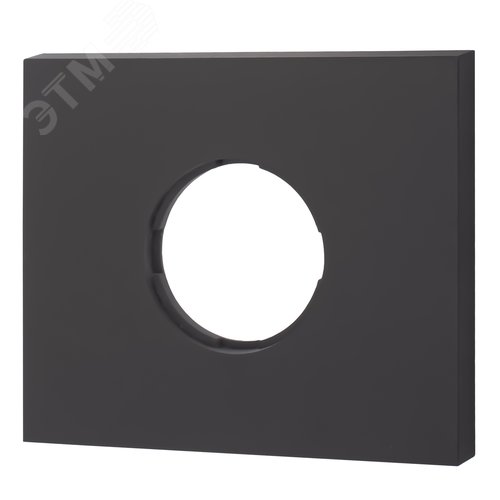 Изображение товара Рамка 1 пост, скрытый монтаж, Шедель Бриз, пластик, цвет Коричневый матовый (шт)