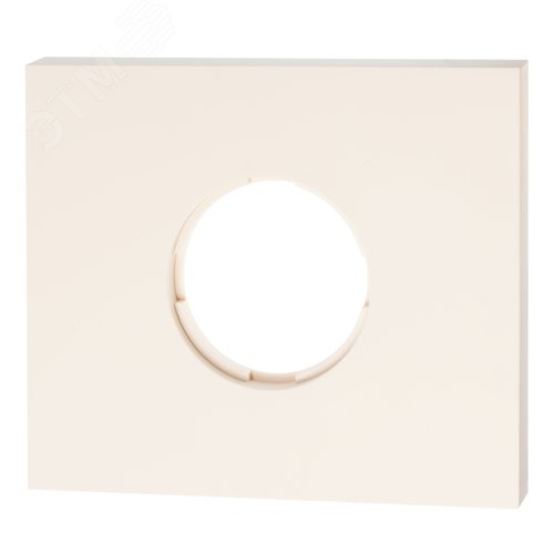 Изображение товара Рамка 1 пост, скрытый монтаж, Шедель Бриз, пластик, цвет Песочное золото матовый (шт)