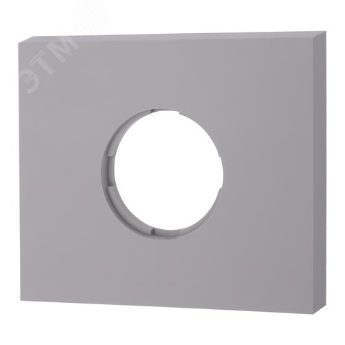 Изображение товара Рамка 1 пост, скрытый монтаж, Шедель Бриз, пластик, цвет Титан матовый (шт)