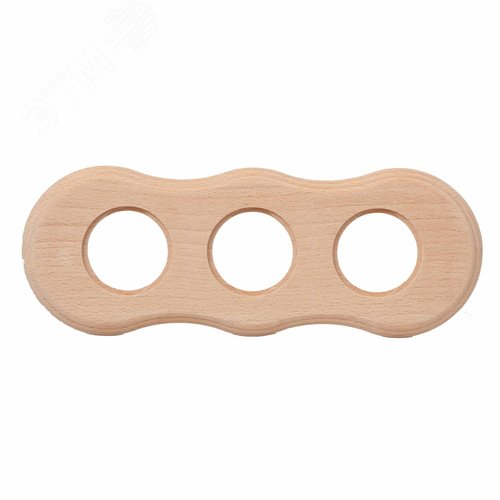 Изображение товара Шедель Рамка 3-х постовая для скрытого монтажа (дерево, Натурэль) (шт)