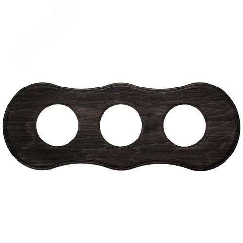 Изображение товара Шедель Рамка 3-х постовая (Угольно-черный) скрытый монтаж BF8 (шт)