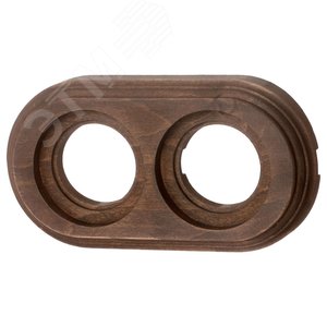 Изображение товара Лизетта Рамка 2 постовая для открытой проводки (Старое дерево на бревно 260мм) (шт)