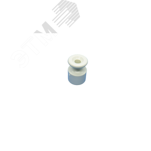 Изолятор для наружного монтажа, пластик, цвет слоновая кость (10 шт/уп)