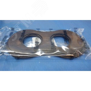 Изображение товара Шедель Рамка 2-х постовая для скрытого монтажа (дерево, Винтаж) (шт)