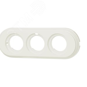 Изображение товара Лизетта Рамка 3-х постовая, пластик, цвет Слоновая Кость (шт)