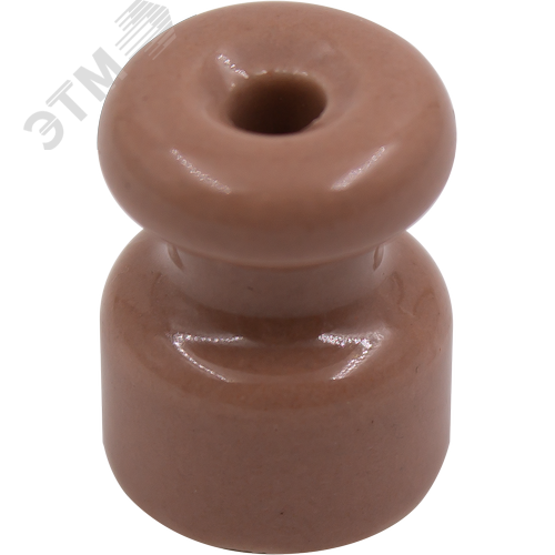 Изображение товара Изолятор для наружного монтажа R керамика цвет капучино (50 шт/уп) (упак.)