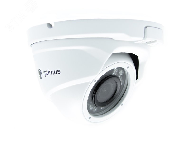 Видеокамера AHD 2.1Мп купольная с ИК-подсветкой до 20м IP66 (2.8мм) AHD-H042.1(2.8)E_V.2 Optimus CCTV