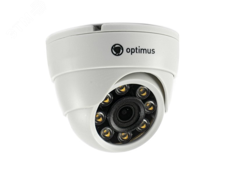Видеокамера AHD 2.1Мп купольная объектив 2.8мм ИК подсветка 20м IP20 AHD-H022.1(2.8)F Optimus CCTV