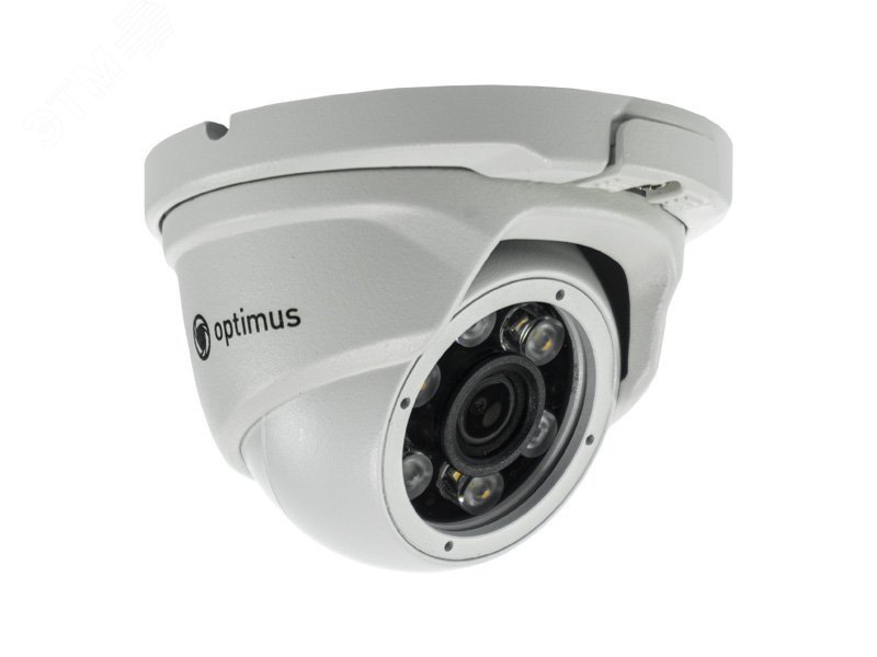 Видеокамера IP 2.1Мп купольная с ИК и LED-подсветкой до 20м (2.8мм) IP-E042.1(2.8)PL_v.1 Optimus CCTV