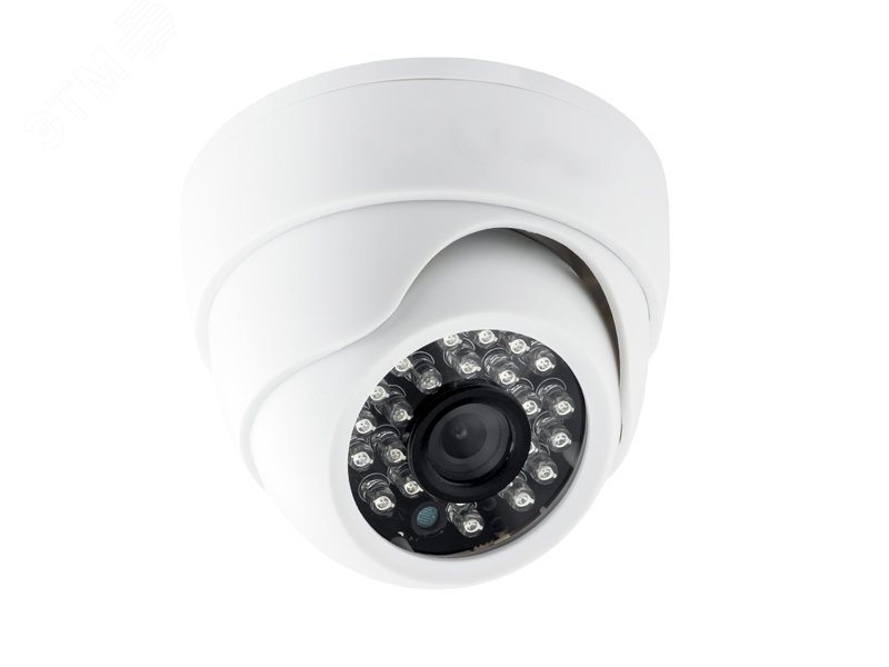 Видеокамера 2.1МП IP купольная 2.8 мм уличная IDp2.1(2.8)A_V.4 Optimus CCTV