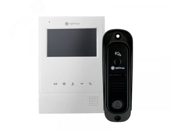 Изображение товара Комплект видеодомофона Optimus Leader DM-24B с ЖК-дисплеем 4.3''