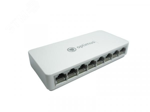 Изображение товара Коммутатор Optimus CCTV U1EN-8G 8 портов 10/100/1000 Мбит/с