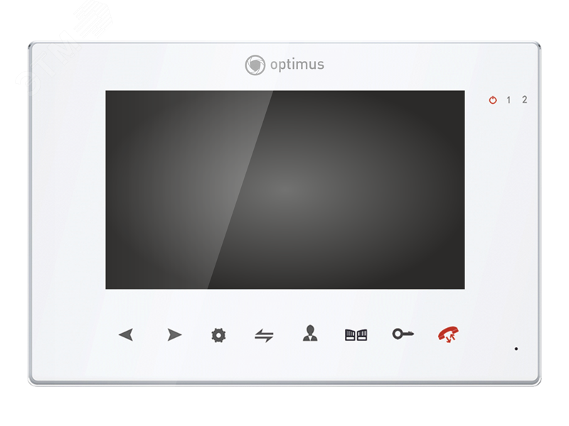 Видеодомофон AHD , цветной, 1024x600 VMH-7.1(white) Optimus CCTV