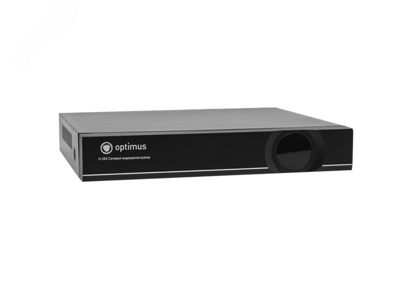 Видеорегистратор IP 10-х канальный 8МП, HDD 1 SATA до 14 ТБ NVR-5101-8P_V.1 Optimus CCTV