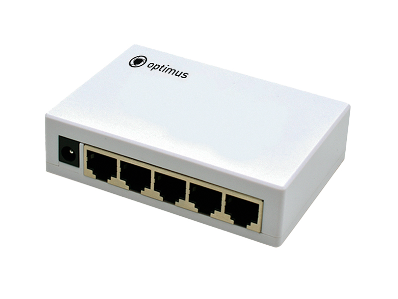 Коммутатор неуправляемый 8x100Мбит/с (RJ45 с PoE+), 1x1Гбит/с (RJ45) + 1xГбит/c (SFP) 96Вт