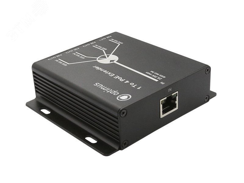 Удлинитель PoE сигнала МАХ до 100м артикул EM1430 Optimus CCTV - купить ...