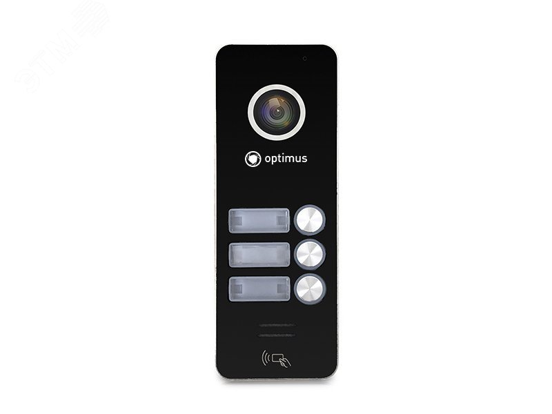 Панель видеодомофона AHD 1/2.7' смOS Sensor, цветной,1920х1080 DSH-1080/3(black) Optimus CCTV