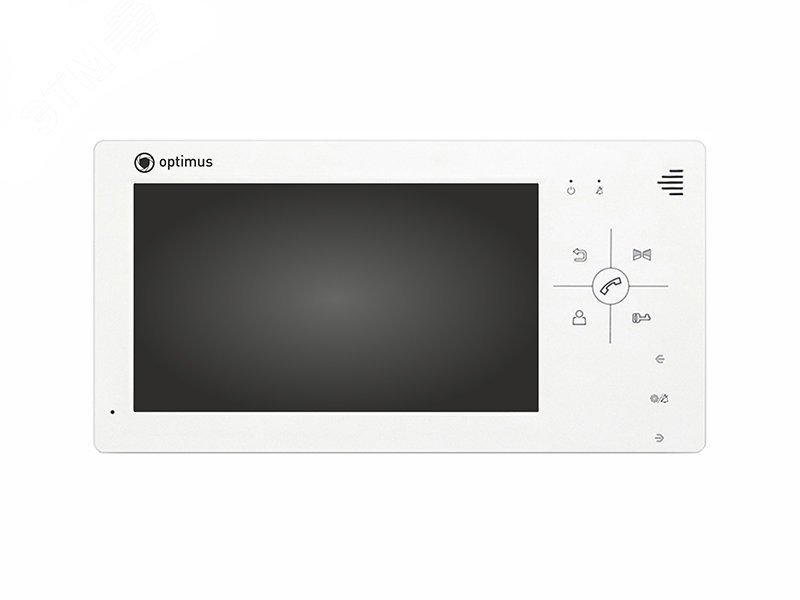 Видеодомофон аналоговый 7' TFT LCD, цвет, 800х480 VM-7.0 (w) Optimus CCTV - превью 2