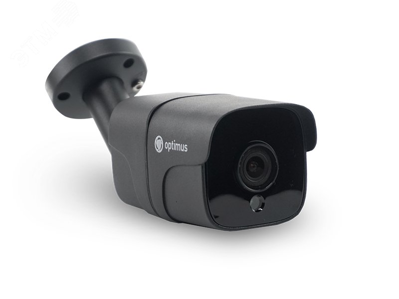 Видеокамера IP 2Мп цилиндрическая ИК-40м с PoE черный корпус (2.8мм) IP-E012.1(2.8)PE_V.4 (b) Optimus CCTV