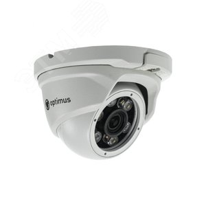 Видеокамера IP 2.1Мп купольная с ИК и LED-подсветкой до 20м (2.8мм) IP-E042.1(2.8)PL_v.1 Optimus CCTV