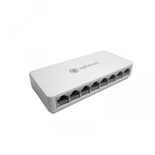 Изображение товара Коммутатор неуправляемый 8 портов 10/100/1000 Мбит/с RJ-45 (шт)