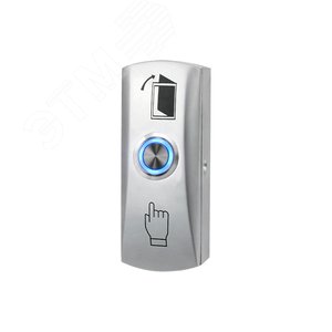 Кнопка 'Выход' NO/NC (металл)с подсветкой key_exit_NO_NC_m_p Optimus CCTV