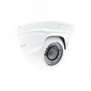 Видеокамера IP 3Мп купольная с ИК-подсветкой до 30м IP66 (2.8мм)
