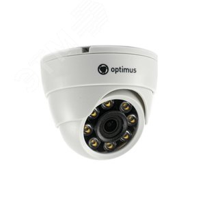 Видеокамера аналоговая 5Мп купольная LED-20м (2.8мм) AHD-H025.0(2.8)F Optimus CCTV